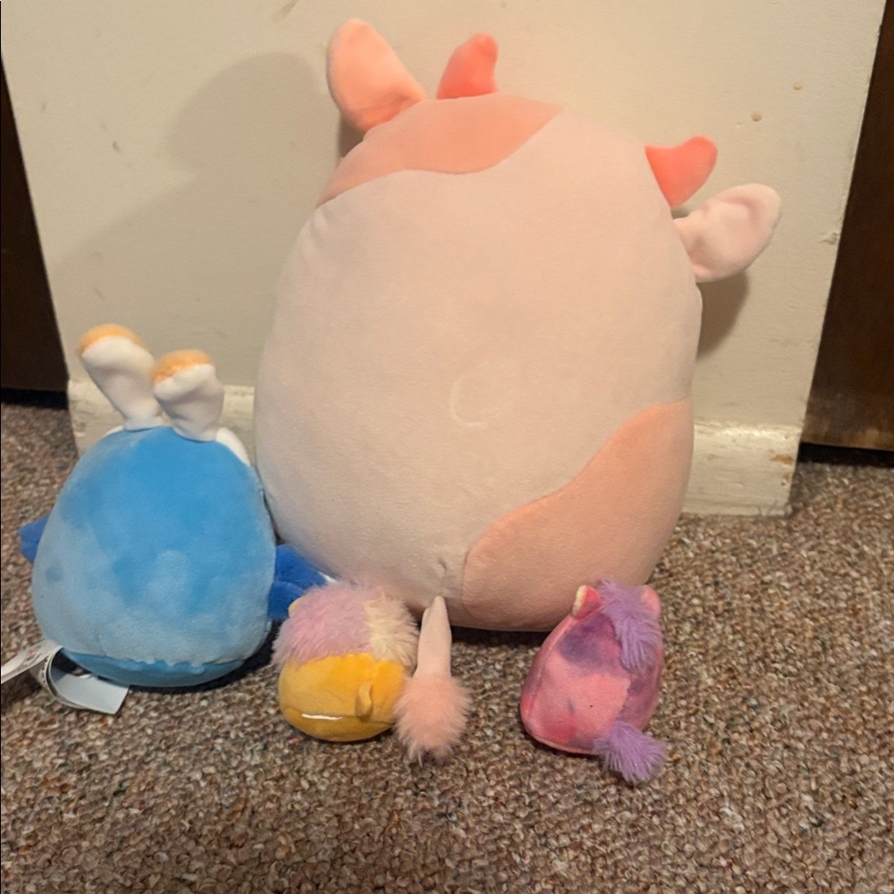 Cute Plush Toy Set with Cow and Friends - Picture 2 of 5